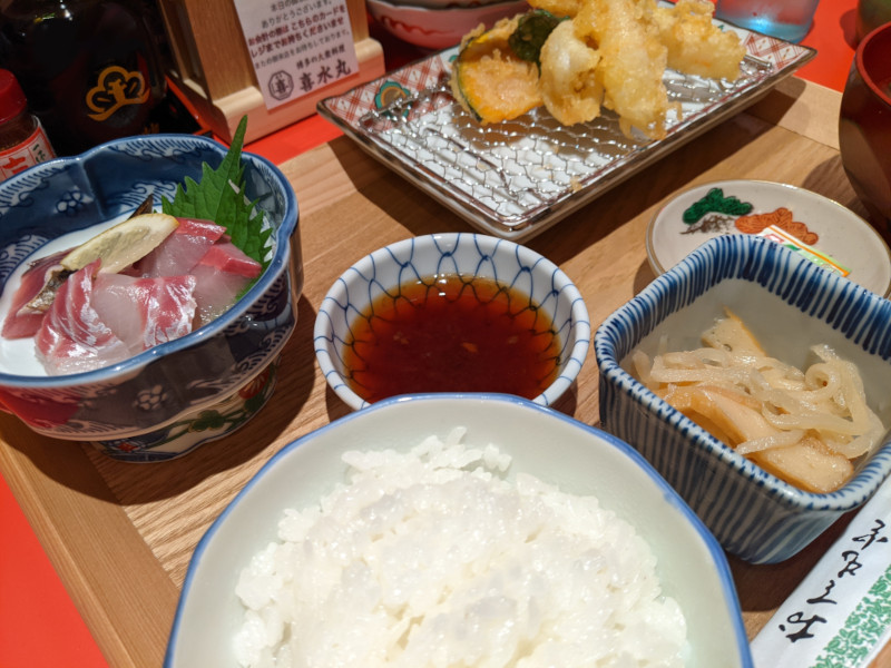 博多の海鮮料理 喜水丸の定食
