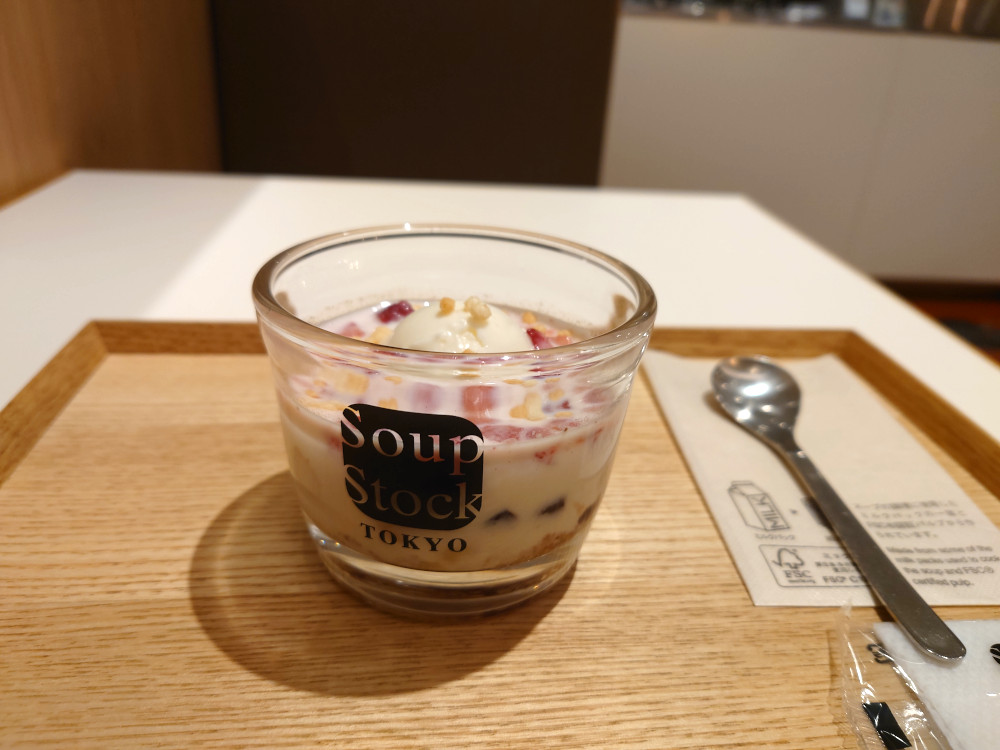 Soup Stock Tokyo（スープストックトーキョー）の苺とあずきミルクのチェ