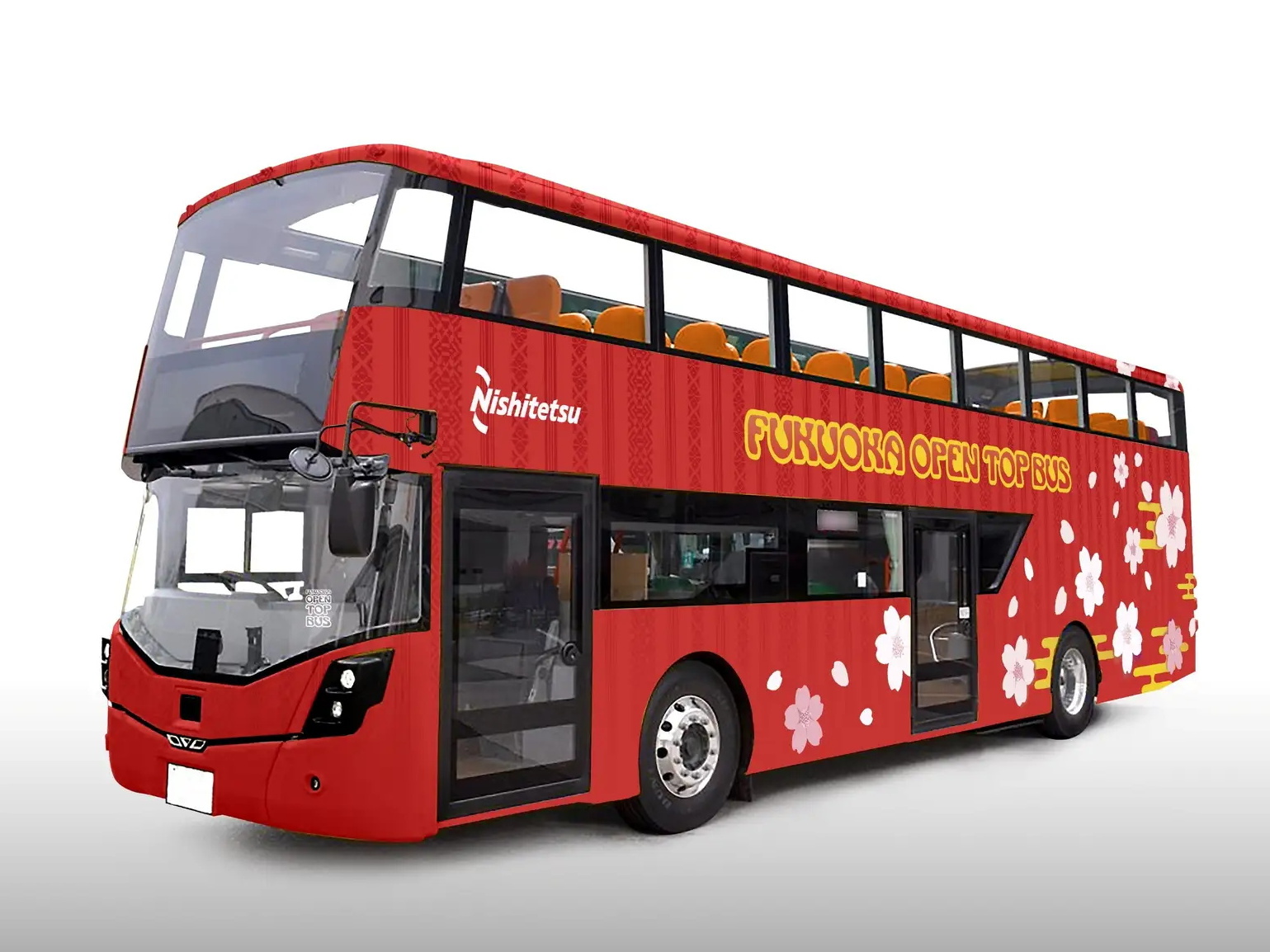 「FUKUOKA OPEN TOP BUS」福岡オープントップバス