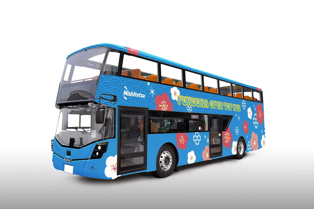「FUKUOKA OPEN TOP BUS」福岡オープントップバス