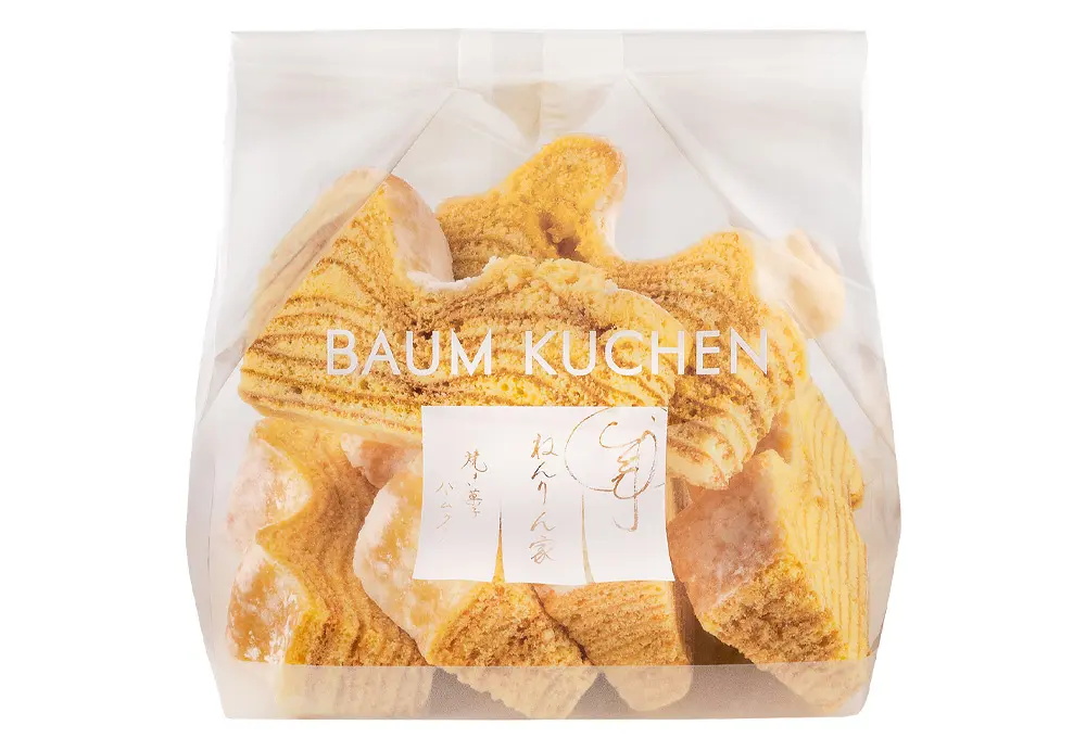 ねんりん家 博多阪急店限定商品「ひとくちマウントバーム 形まちまち」