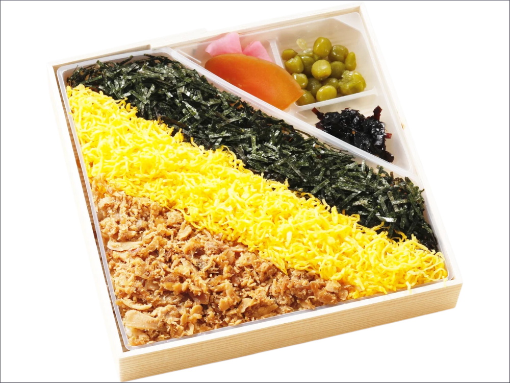 東筑軒「折尾駅立ち売り再現」特別販売会の「かしわめし」